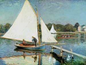 Segling vid Argenteuil, ca 1874